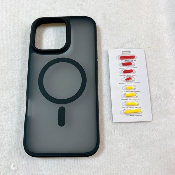 iPhone 16 Pro Max ケース Magsafe半透明 マグネット
