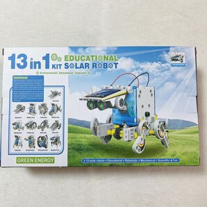 プラモデル プログラミング おもちゃ ソーラーロボットキット 組み立て DIY 13種