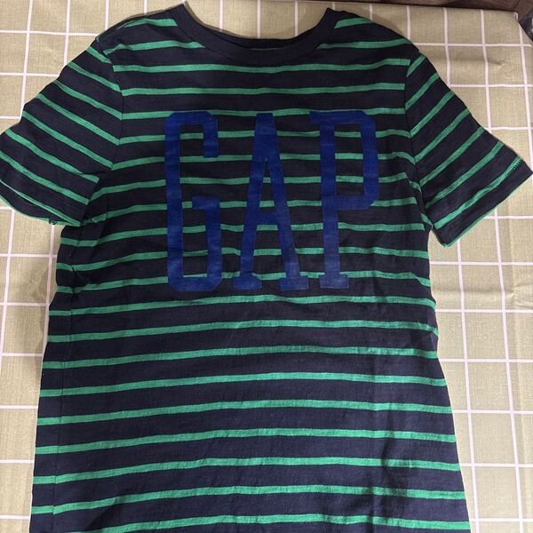 GAP Tシャツ キッズM (8-9) 130cm ネイビー×グリーン