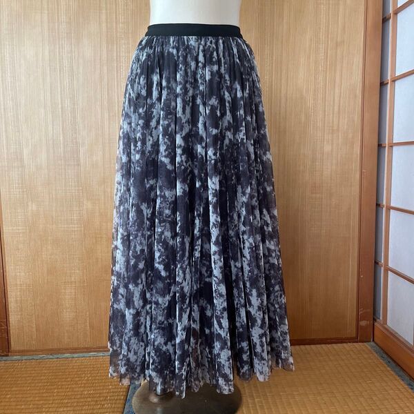 美品★グランターブル★ロングスカート 黒系★スコットクラブ系★ヤマダヤ