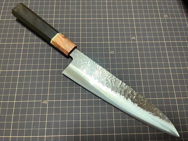 牛刀 包丁 槌目 八角ハンドル ステンレス 新品