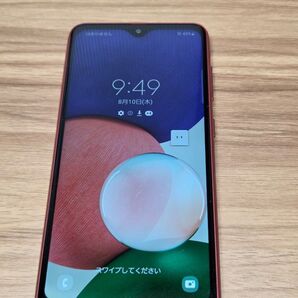 Samsung Galaxy A22 SC-56B SIMロックなし ネットワーク利用制限なし バッテリー良好 レッド