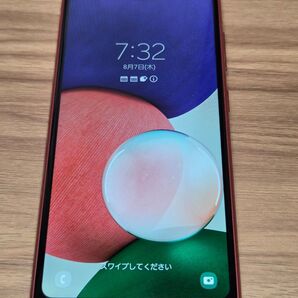 Samsung Galaxy A22 SC-56B SIMフリー ネットワーク利用制限なし バッテリー良好 レッド
