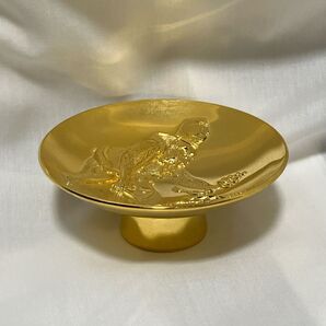 武蔵野銀行 干支 猿 金杯 24K GP