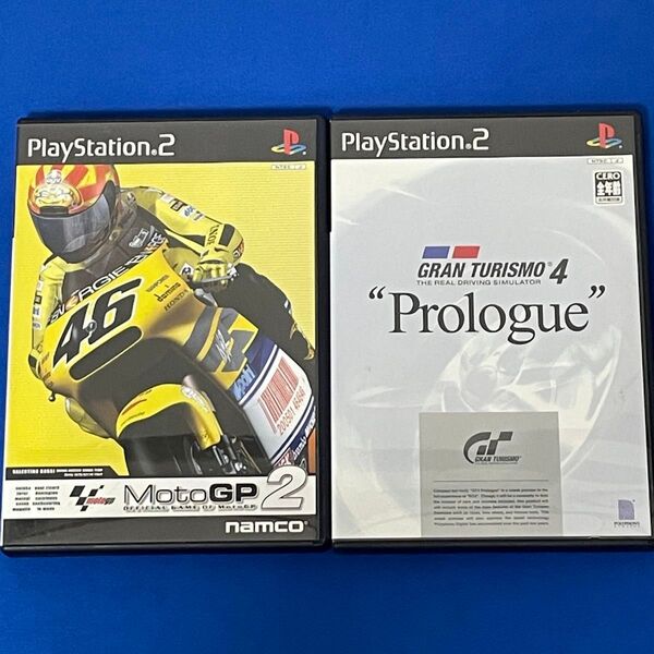 PS2 MotoGP2 グランツーリスモ4 プロローグ 2本セット
