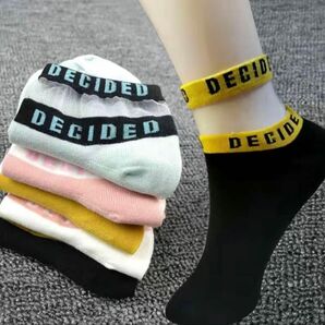 5色5足靴下 夏用 春用 秋用 ソックス おしゃれ 23cm-24cm