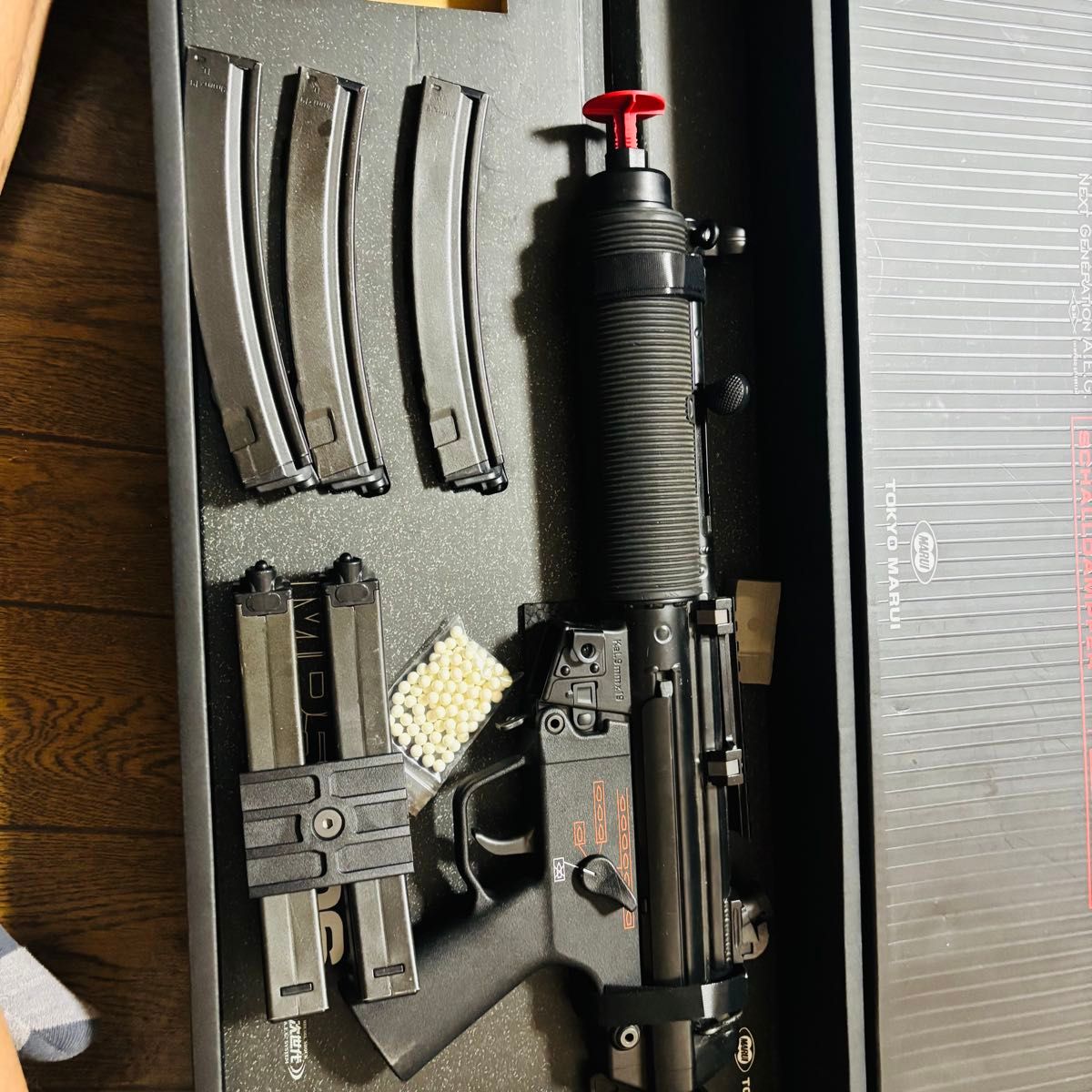【セール/美品】東京マルイ製MP5用 金属スプリング式ロングマガジン2本 Amazon | 良品武品 東京マルイ 電動ガン MP5シリーズ 対応 90連