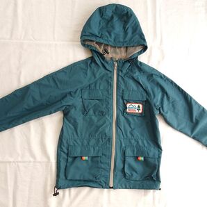 3can4on★サンカンシオン★アウター★マウンテンパーカー★ウインドブレーカー★薄手ジャンパー★アウトドア★ブルー系★130