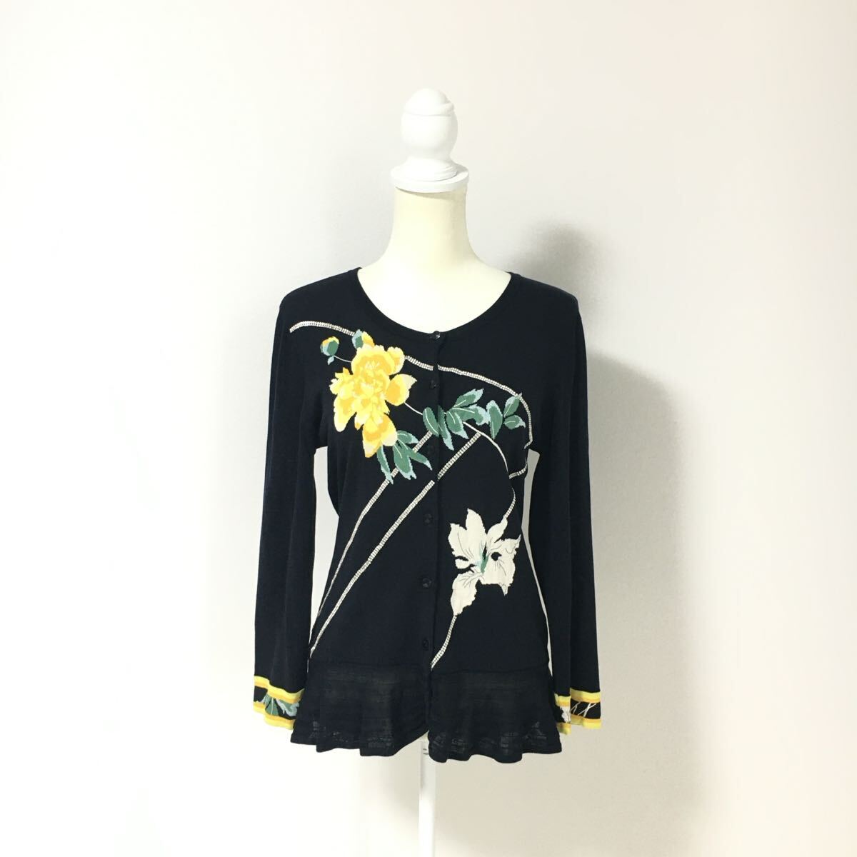 近年美品　LEONARD レオナール　ストレッチ　ニット　カーディガン　42 カーディガン｜レオナール 公式オンラインショップ