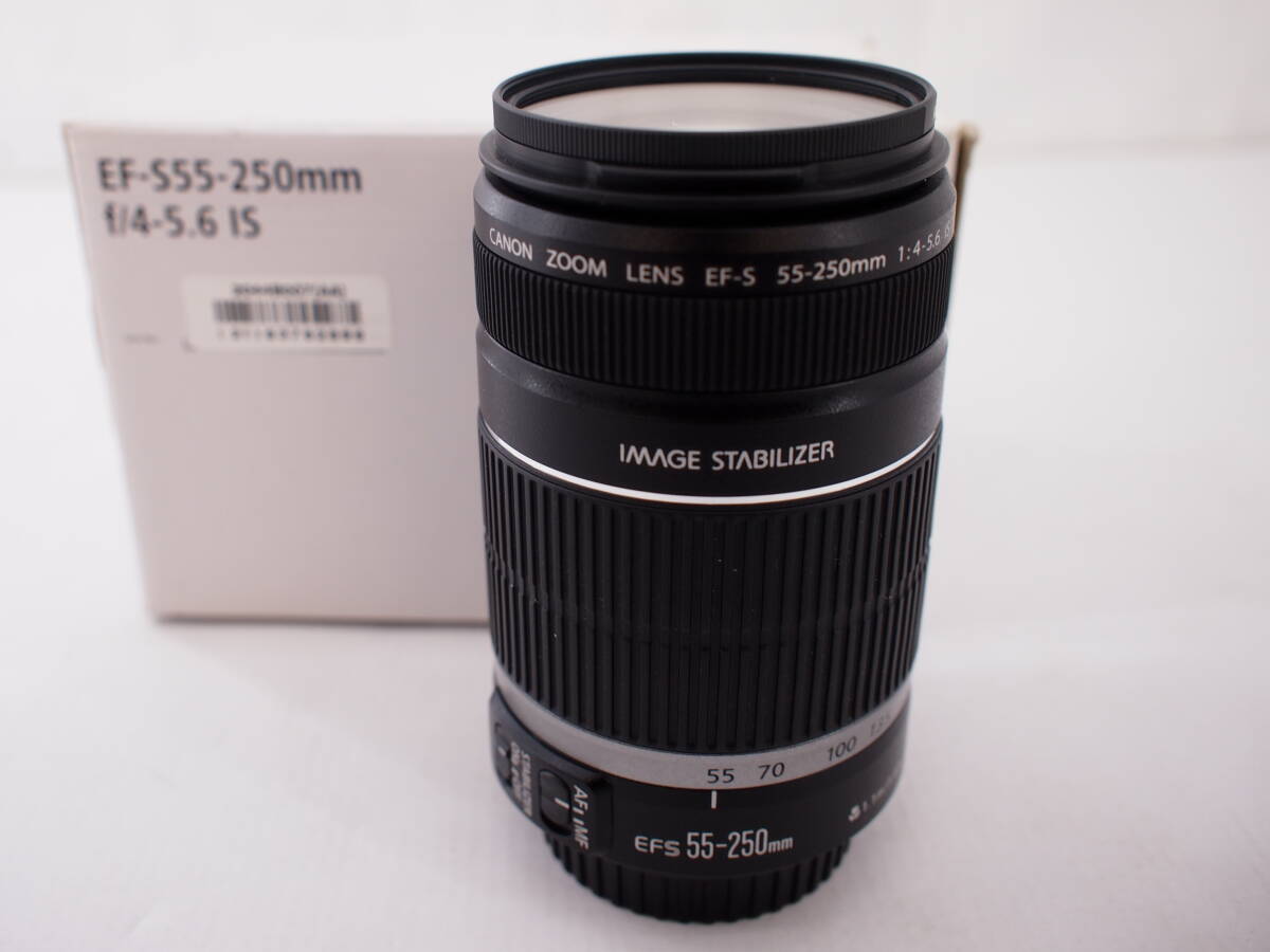 Canon - 【中古】(キヤノン) Canon EF-S 55-250/4-5.6 IS EF-S キヤノン Canon 55-250mm F4-5.6 IS STM 望遠レンズ 一眼