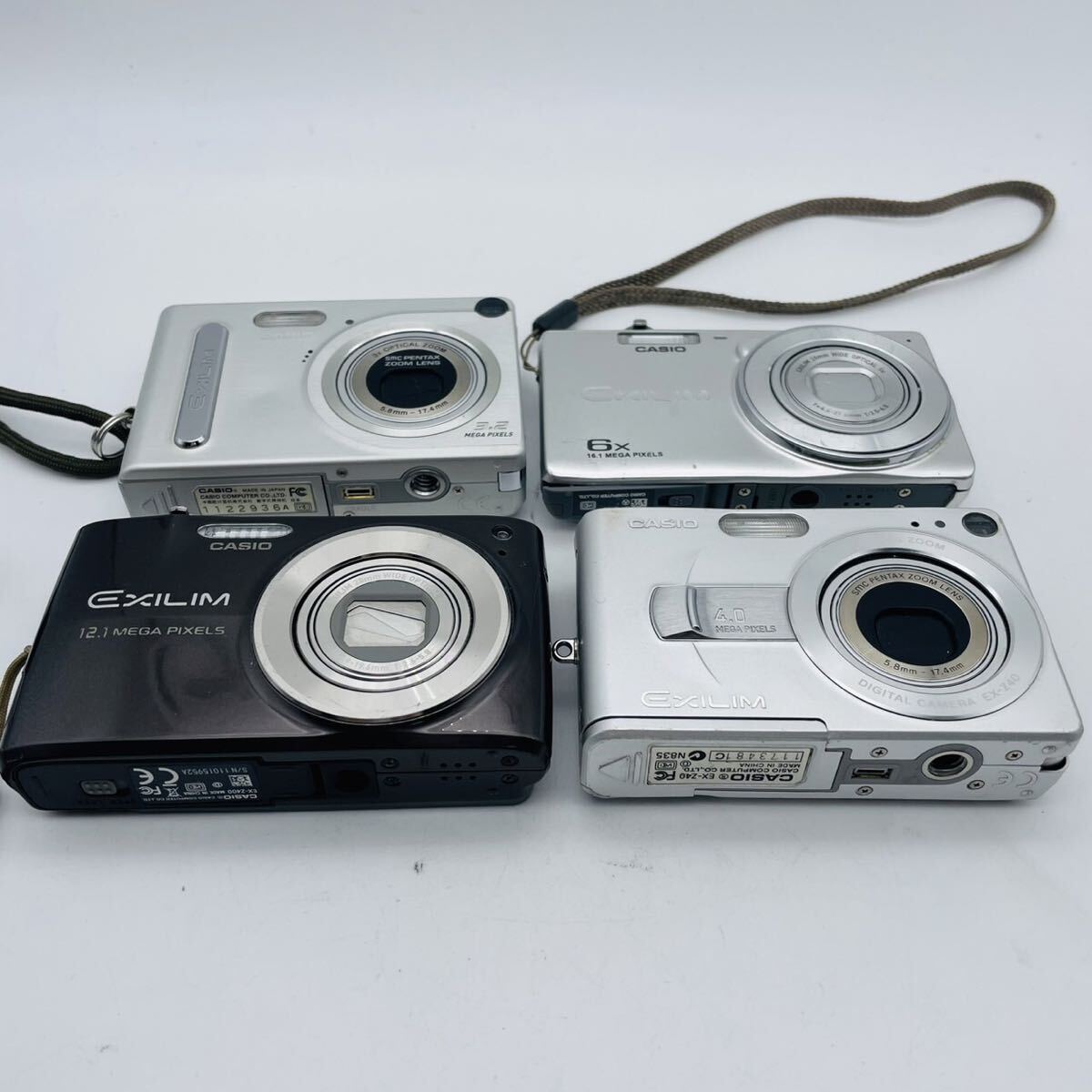 稼働品★CASIO　EXILIM　カシオ　エクシリム　EX-Z40　シルバー Amazon | CASIO EXILIM ZOOM EX-Z40 シルバー | コンパクト 通販
