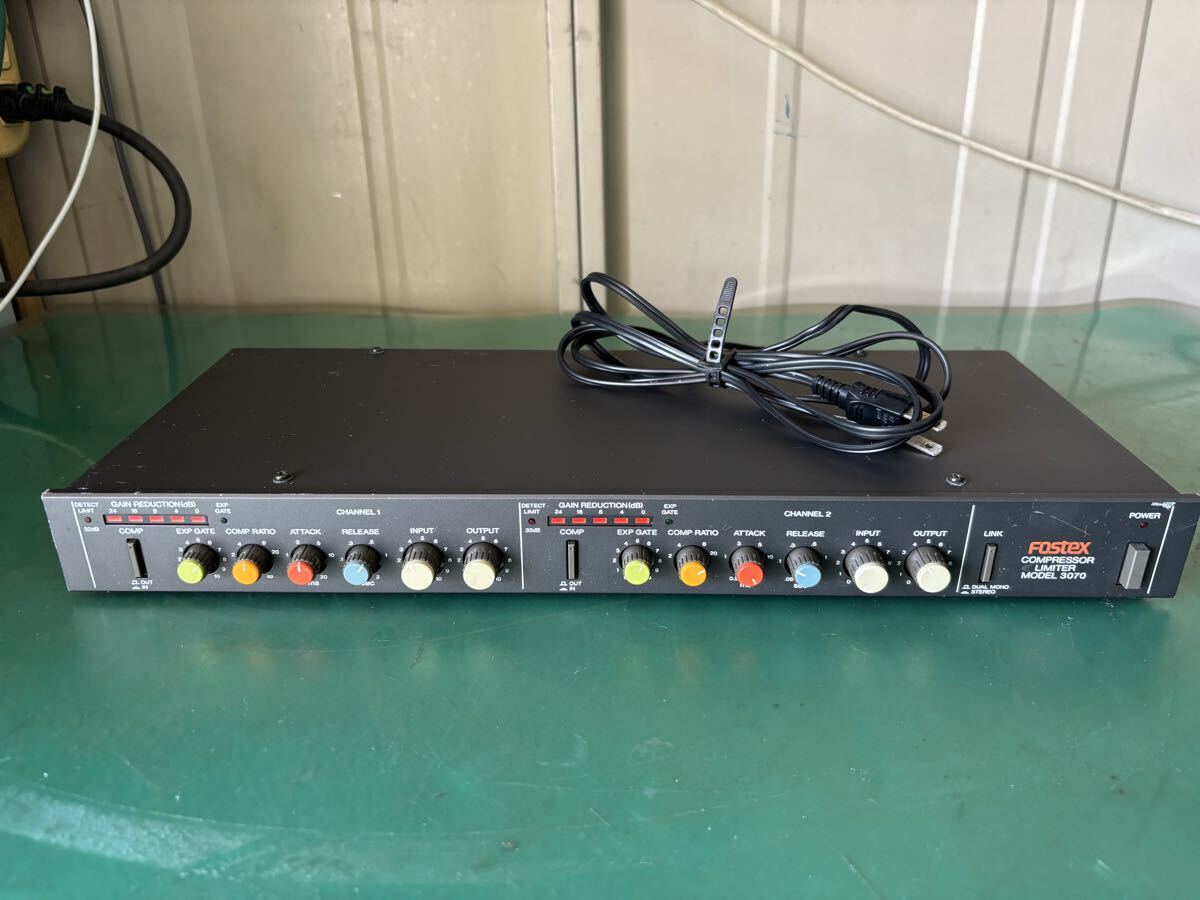 Fostex Model 3070 コンプレッサー / リミッター FOSTEX 3070 Compressor/Limiter | eBay