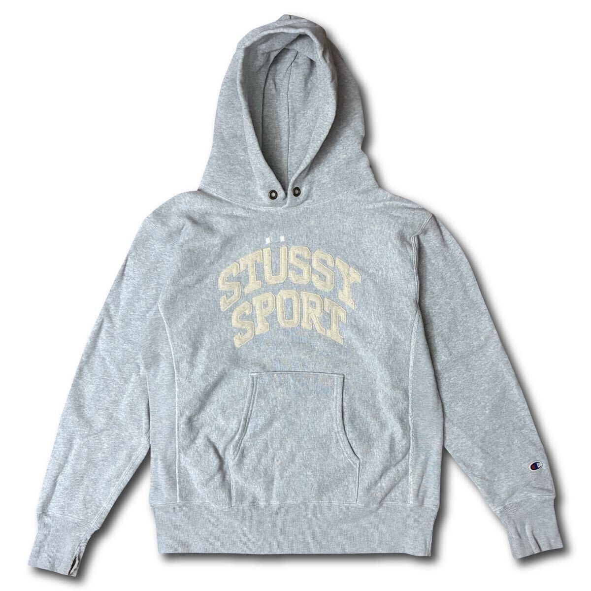 STUSSY CHAMPION リバースウィーブ スウェット MA-1 サイズM STUSSY CHAMPION リバースウィーブ スウェット MA-1 サイズM