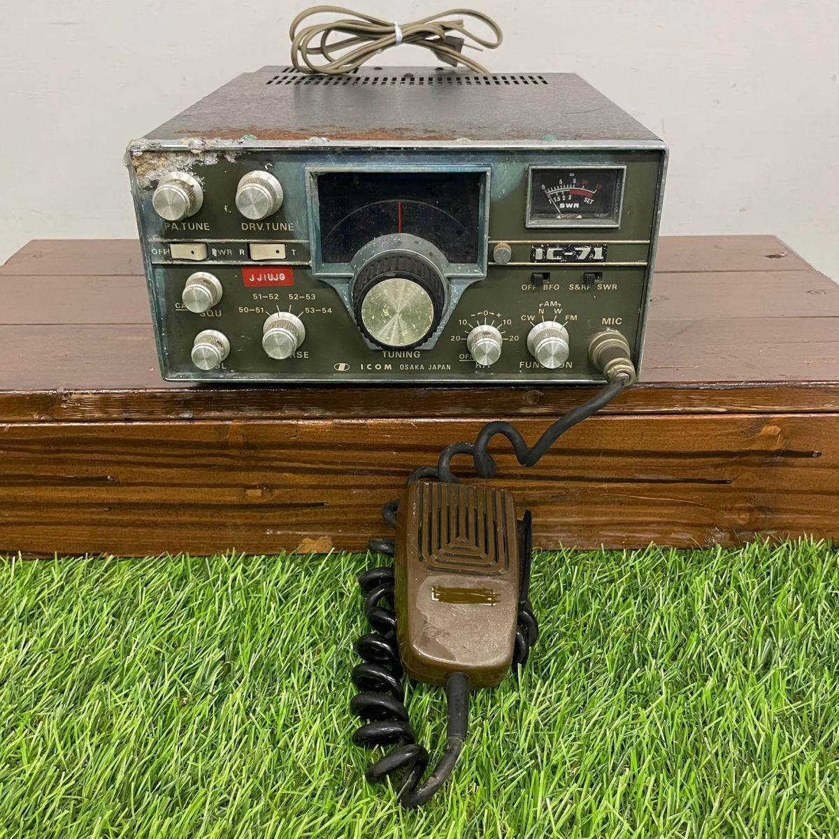 IC-71(ICOM) 50MHz専用AM/FMトランシーバー ジャンク品 Yahoo!オークション -「ic-71」の落札相場・落札価格