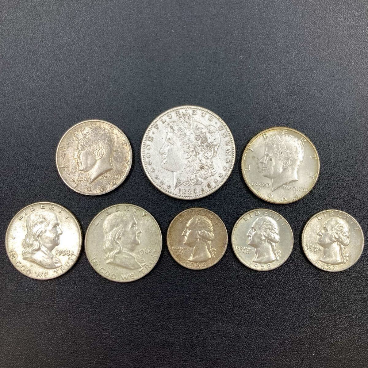 25セント銀貨　10セント銀貨　16枚おまとめ　本物 Yahoo!オークション -「ワシントン25セント銀貨」の落札相場