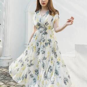 USED☆Her lip to【Full Of Love Long Dress】Mサイズ lemon