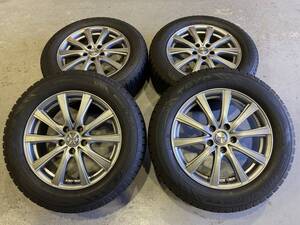 バリ山 4本SET 17インチ 5H114.3 7J+38 225/60R17 アルファード ヴェルファイア エクストレイル SK フォレスター