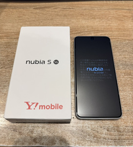 【新品未使用品】nubia S 5G 128GB ホワイト SIMフリー A403ZT Y!mobile A178