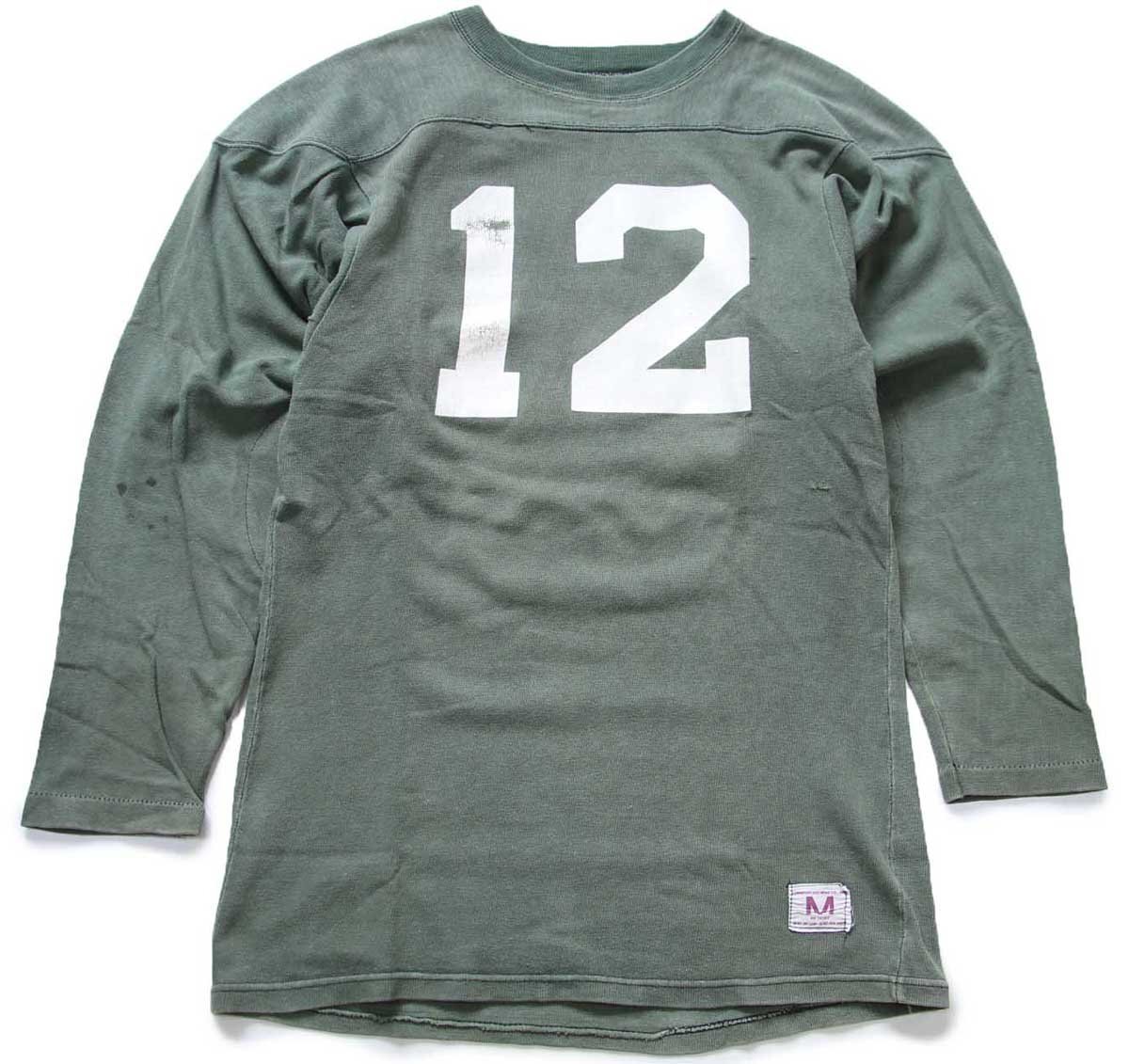 チャンピオン　タタキタグ　ビンテージ　ティシャツ 古着 60s Champion Knit Wear タタキタグ 両面 ナンバリング 100