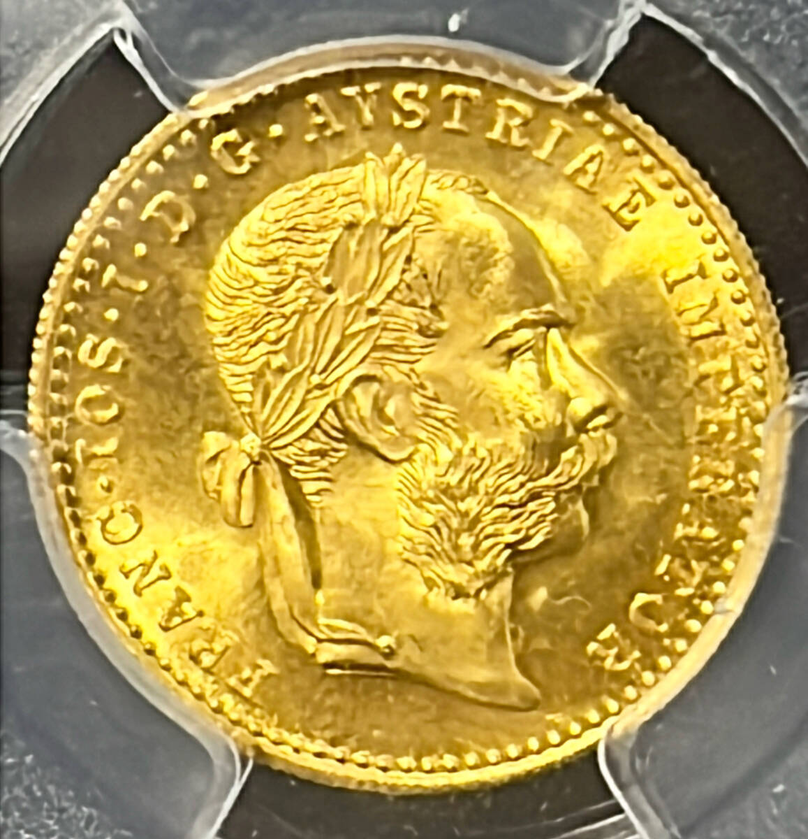 1739-61年 シュトルベルク クリストフルードヴィヒ2世 1/4ダカット金貨 1739-61年 シュトルベルク クリストフルードヴィヒ2世 1/4