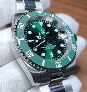 NO LOGO サブマリーナ オマージュ ダイバー MIYOTA クォーツ 日本製 国産 ステンレス サファイアガラス ADDIES DIVE STEEL