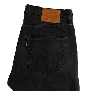 リーバイス 501 ジーンズ W32 L32 ストレート ブラック デニムパンツ(P501)