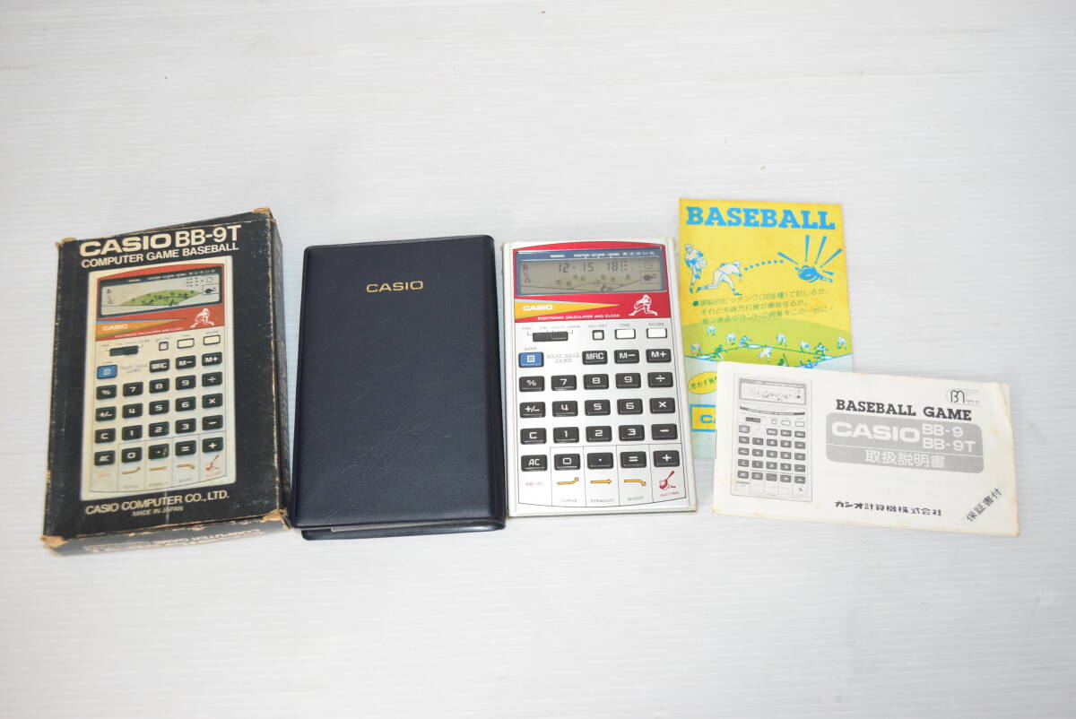 CASIO カシオ ゲーム 電卓 BB-9 ベースボールゲーム 計算機 レトロ レトロ ゲーム電卓】カシオ コンピューターベースボール CASIO