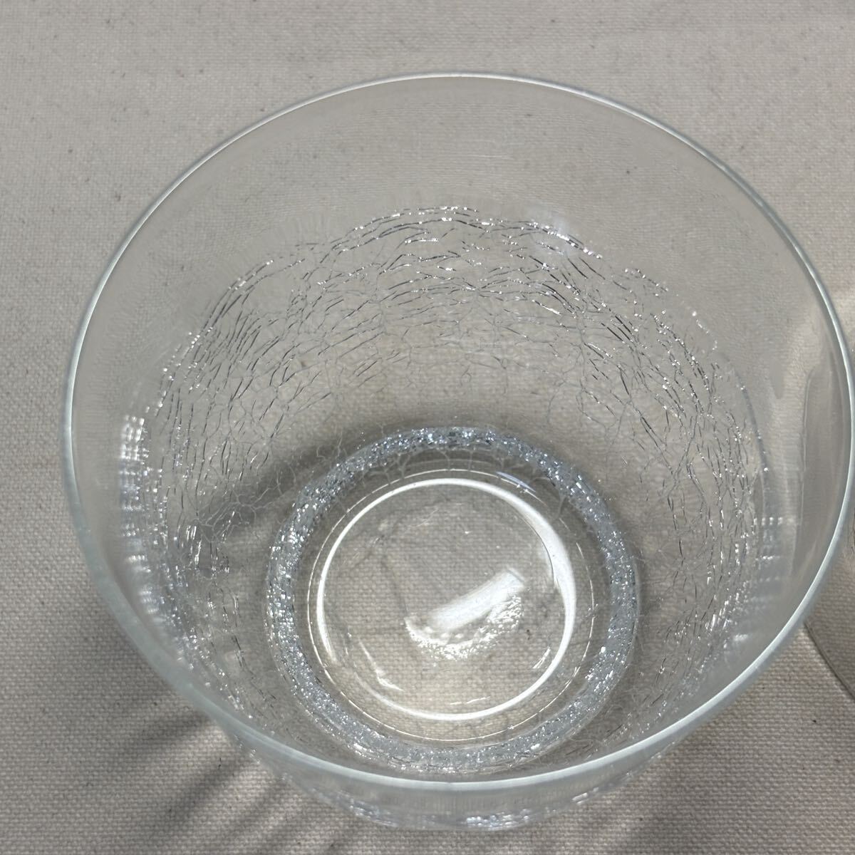 ひび割れ模など　高級　ロックグラス　カップ　全6個セット　昭和レトロ　掘り出し物 グラス 食器_サムネイル画像8