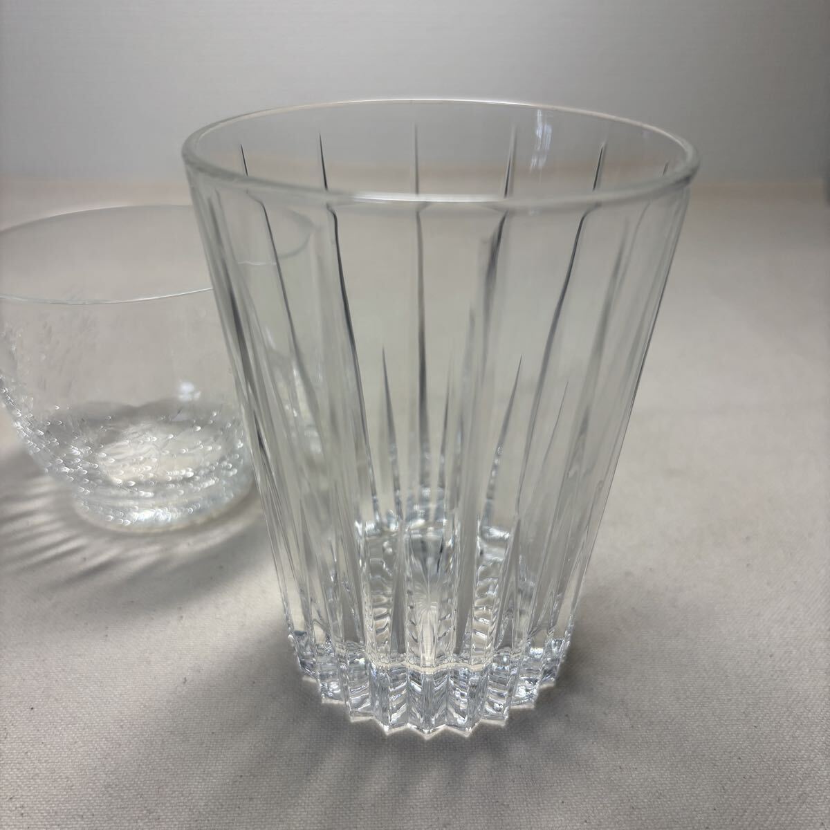 ひび割れ模など　高級　ロックグラス　カップ　全6個セット　昭和レトロ　掘り出し物 グラス 食器_サムネイル画像9