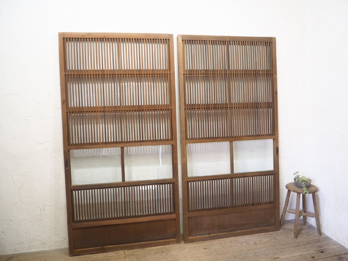 骨董★明治末期のお蔵の引き戸建具★千本格子★アンティーク レトロビンテージ 2025年最新】Yahoo!オークション -アンティーク 格子戸の中古品