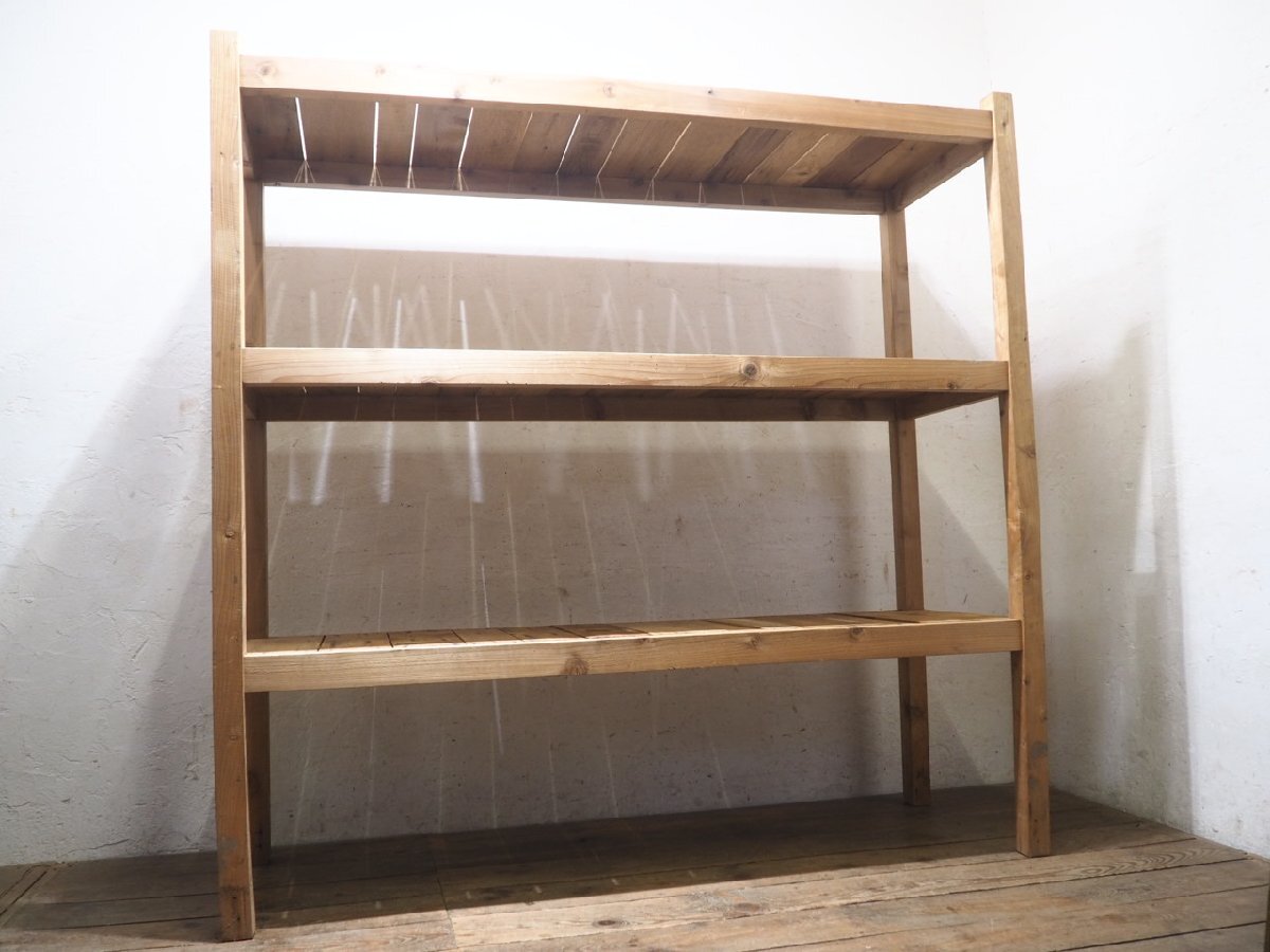 ヴィンテージ家具 下駄箱 雑貨陳列棚 店舗什器 古家具 ブロカント ジャパン ヴィンテージ ガラスショーケース 古道具 昭和レトロ