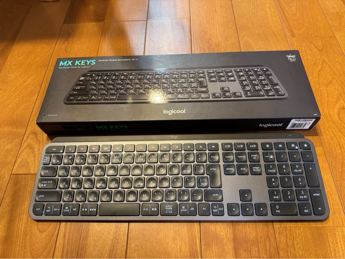 MX KEYS  キーボード Logicool 中古美品 アルコール消毒済み Logicool MX KEYS】2枚目おかわりしちゃった！中古キーボードは