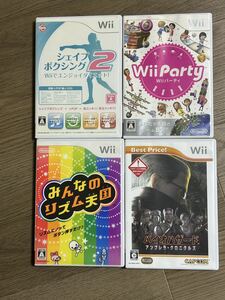 【Wii】ソフト4本セット