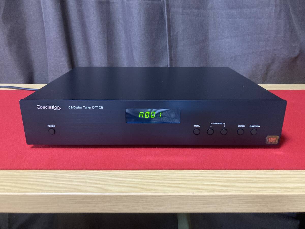 【送料無料】CONCLUSION CSデジタルチューナー C-T1CS 送料無料】CONCLUSION CSデジタルチューナー C-T1CS