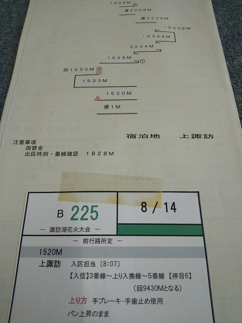列車運転時刻表ケース 7枚セット 列車運転時刻表ケース 7枚セット 鉄道部品 関西本線 運転士時刻表