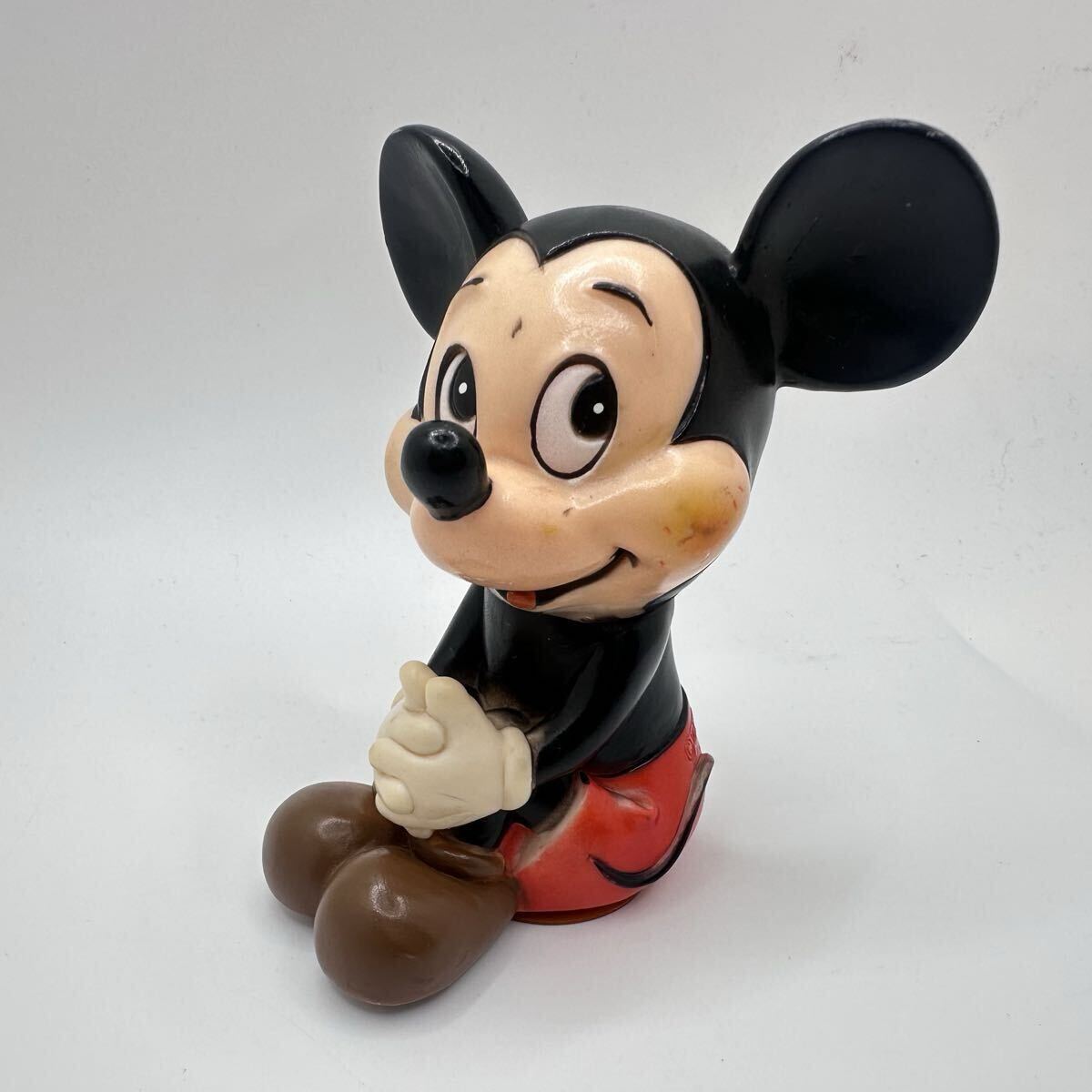 レア　貯金箱　置物　レトロ　ミッキーマウス　ディズニー　年代物 ミッキーマウス - レア・レトロ・ミッキーマウス・貯金箱