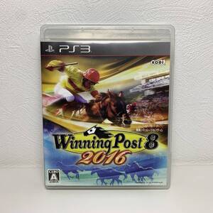 Winning Post 8 2016 ウイニグポスト PS3 プレステーション3 競馬シミュレーションゲーム ゲームソフト 【中古・動作未確認】GIY54776