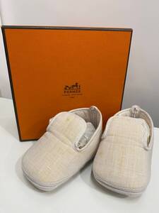HERMES Гермес первая обувь ребенка обувь 10 см с коробкой Pre-owned SKD6603