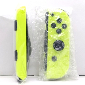 新品 ジョイコン 右 ネオンイエロー ストラップ ニンテンドースイッチ スプラトゥーン2 マリオパーティ 4人で遊べる joycon R セット 3