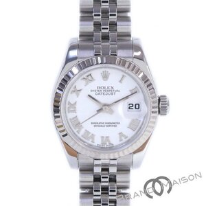 新品同様【ロレックス】デイトジャスト26/179174/ホワイトローマン/腕時計/ROLEX/レディースウォッチ