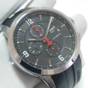【1円スタート!!】ティソ TISSOT T055427A 自動巻き メンズ 腕時計 訳あり 裏スケルトン シースルーバッグ