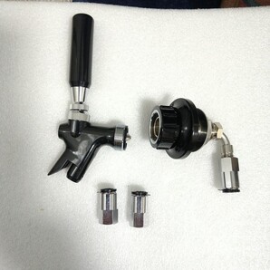 ニットク 氷冷式ビールサーバーサーバー用シャンク、コック、コールドプレートジョイント2個(新品未使用)