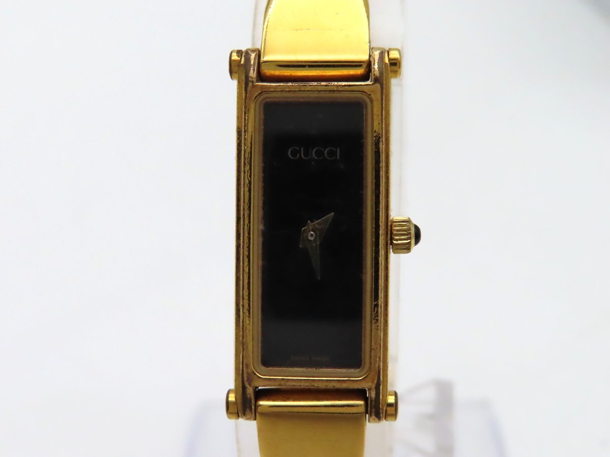 グッチ 1500L　SS　ライトブルー文字盤　クオーツ　稼働として　スレ グッチ 1500L SS ライトブルー文字盤 クオーツ 稼働として スレ