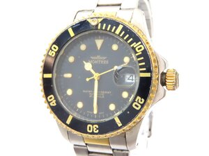 1円 MONTRES SS ブラック文字盤 メンズ 稼働 AT 24804 NRL