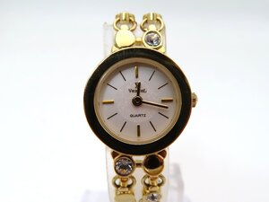 1円 VEXCEL GP/SS クリーム文字盤 レディース 稼働 QZ 25999 ERS