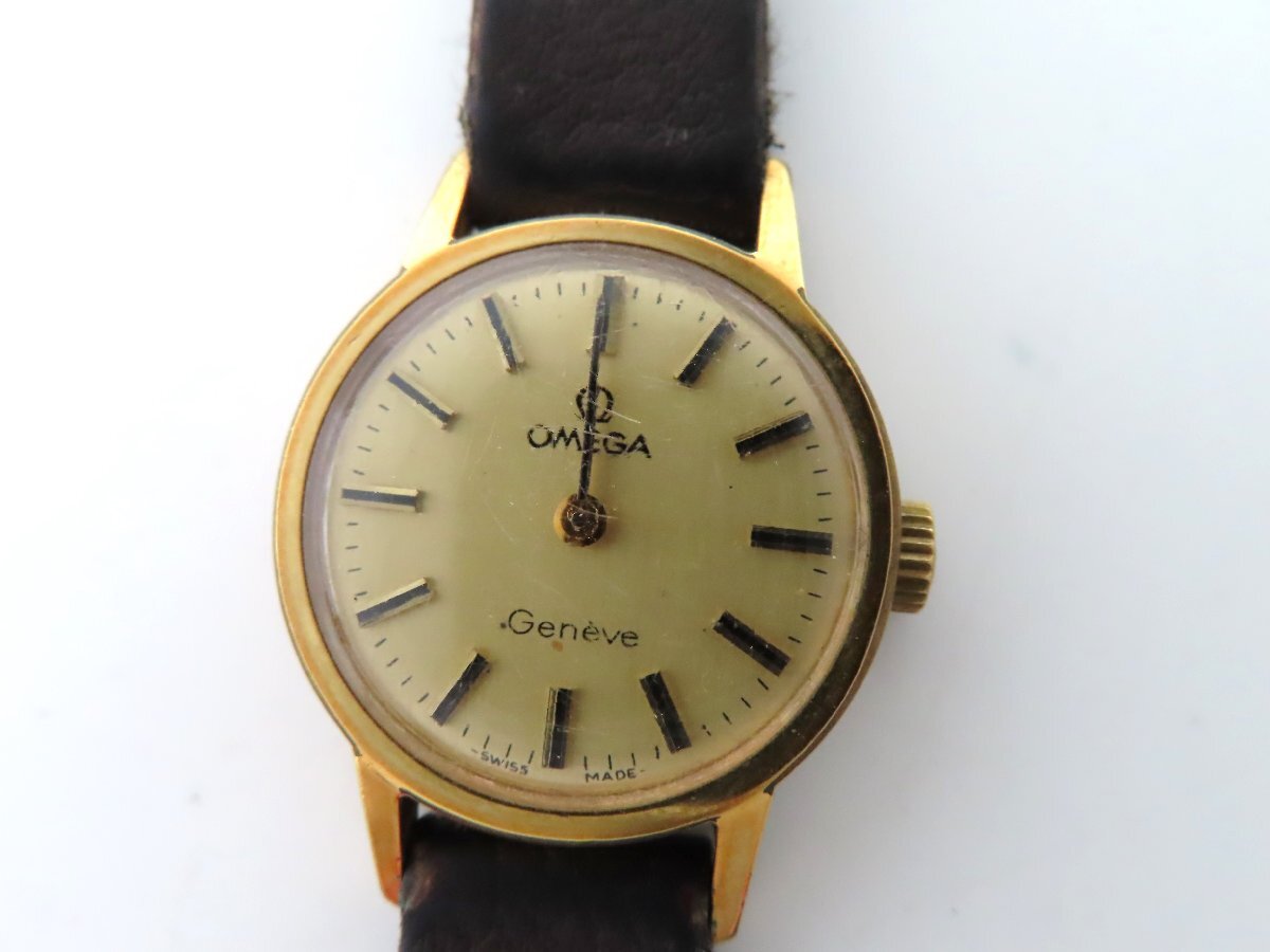 ▲OMEGA/オメガ ジュネーヴ Geneve 手巻き時計 ゴールドヴィンテージ 2025年最新】Yahoo!オークション -オメガジュネーブ手巻き腕時計