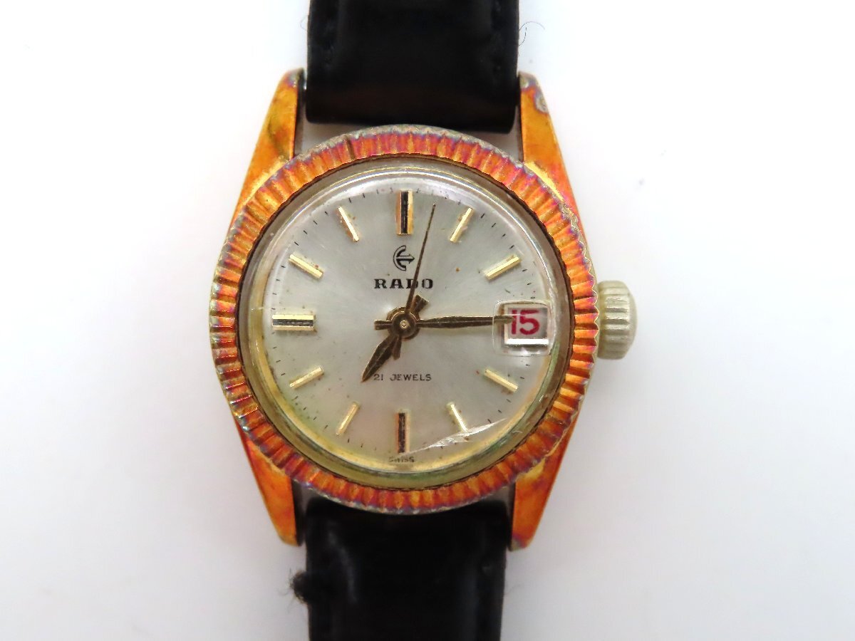 レア RADO 手巻 Lepordeluxe シルバー 純正SSブレス 腕時計 2025年最新】Yahoo!オークション -ラドー 腕時計 手巻き(ラドー