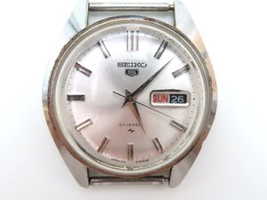 1円 セイコー 5126-8060 ファイブ SS シルバー文字盤 メンズ 稼働 AT 2611205 NRH