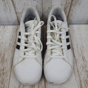 靴1127-190♪【80~】adidas Grand Court 23㎝ EF0103 キッズサイズ 子供用 運動靴 スポーツシューズ