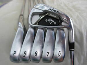 @ б/у ликвидация Callaway 2021 год APEX DCB железный 6шт.@NS Pro ZELOS 7 steel (S)e табебуйя ks